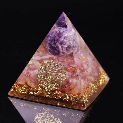 Amethyst Crystal Pyramid Belle Energie
